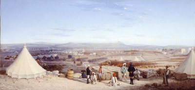 Campamento de caballería india, Malta, 1878 de Girolamo Gianni